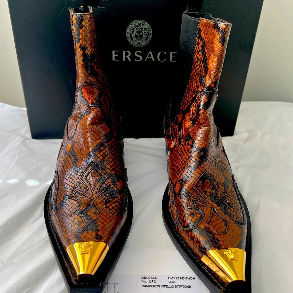 Versace | Shoes | 24k Tip Versace Boots | Poshmark display picture 1